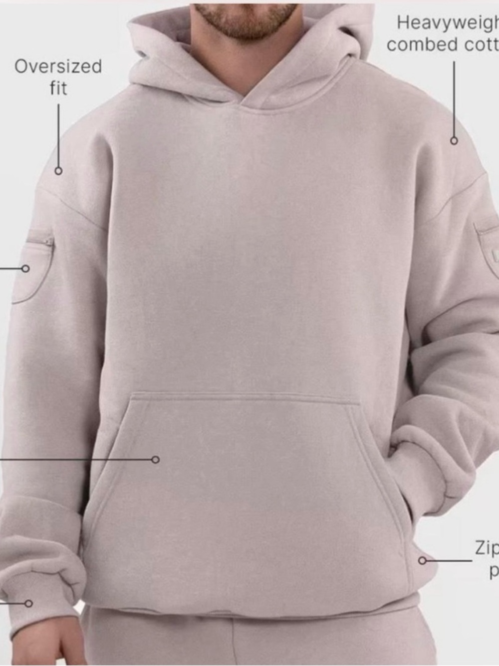 Men's Comfrt Travel Essentials Hoodie Size Medium